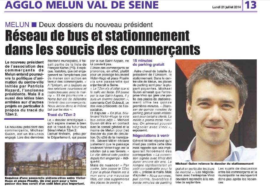 Réseau de bus et stationnement dans les soucis des commerçants